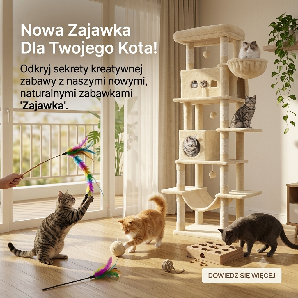 Nowa Oaza Dla Twojego Kota – Dlaczego Duży Drapak to Najlepsza Inwestycja?