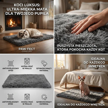 Mata samonagrzewająca dla kota 50×70 cm – miękka, antypoślizgowa, pralna SklepDlaKotka
